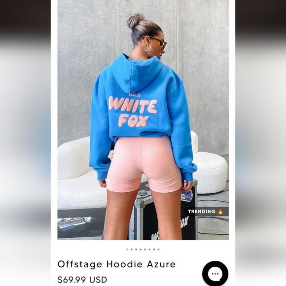 White Fox Offstage Volume 3 Hoodie, size S/M - Picture 8 of 8